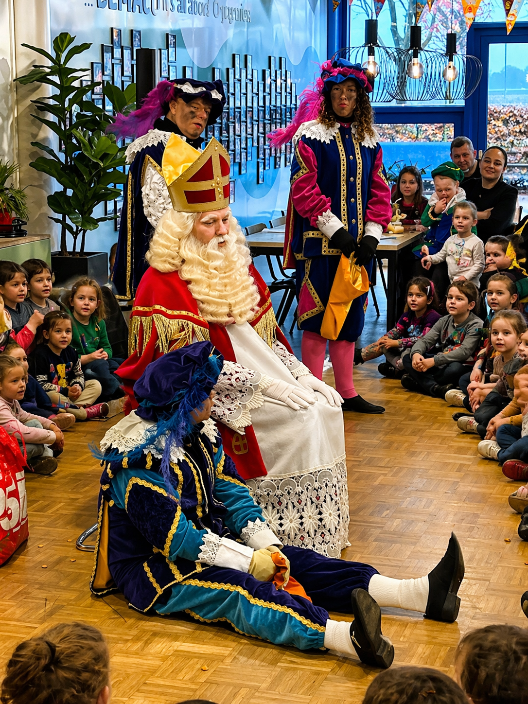 Sinterklaas op bezoek